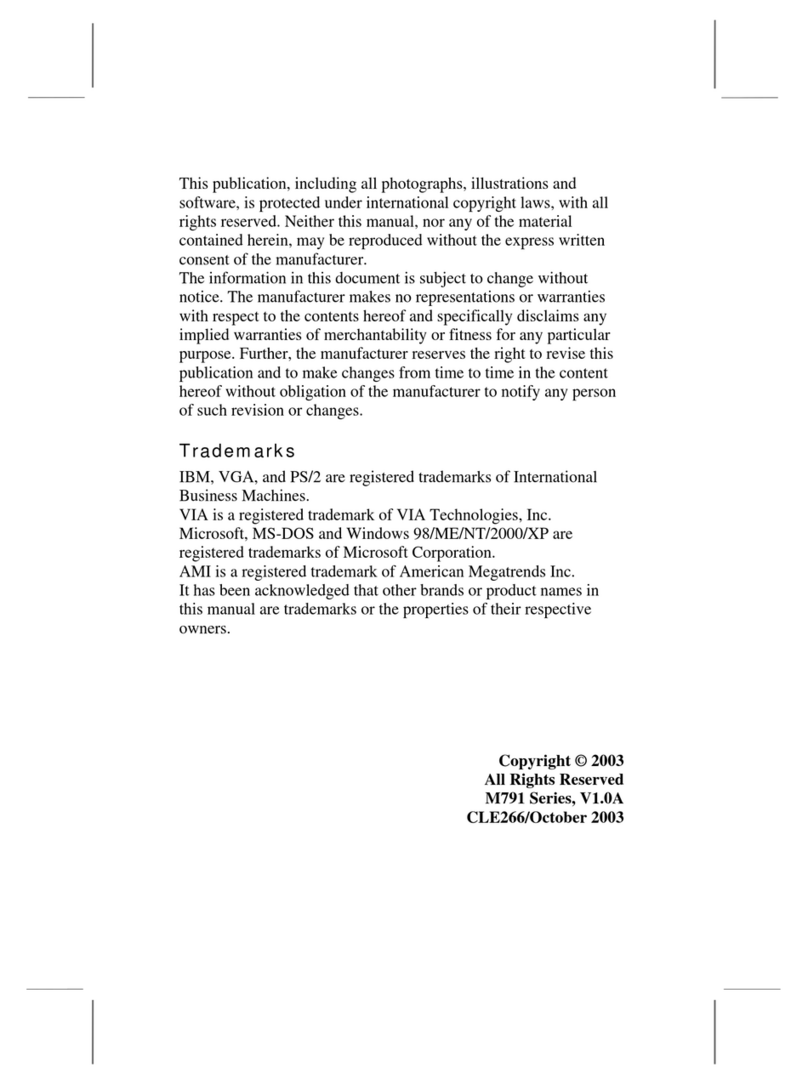 IBM M791 Series User manual