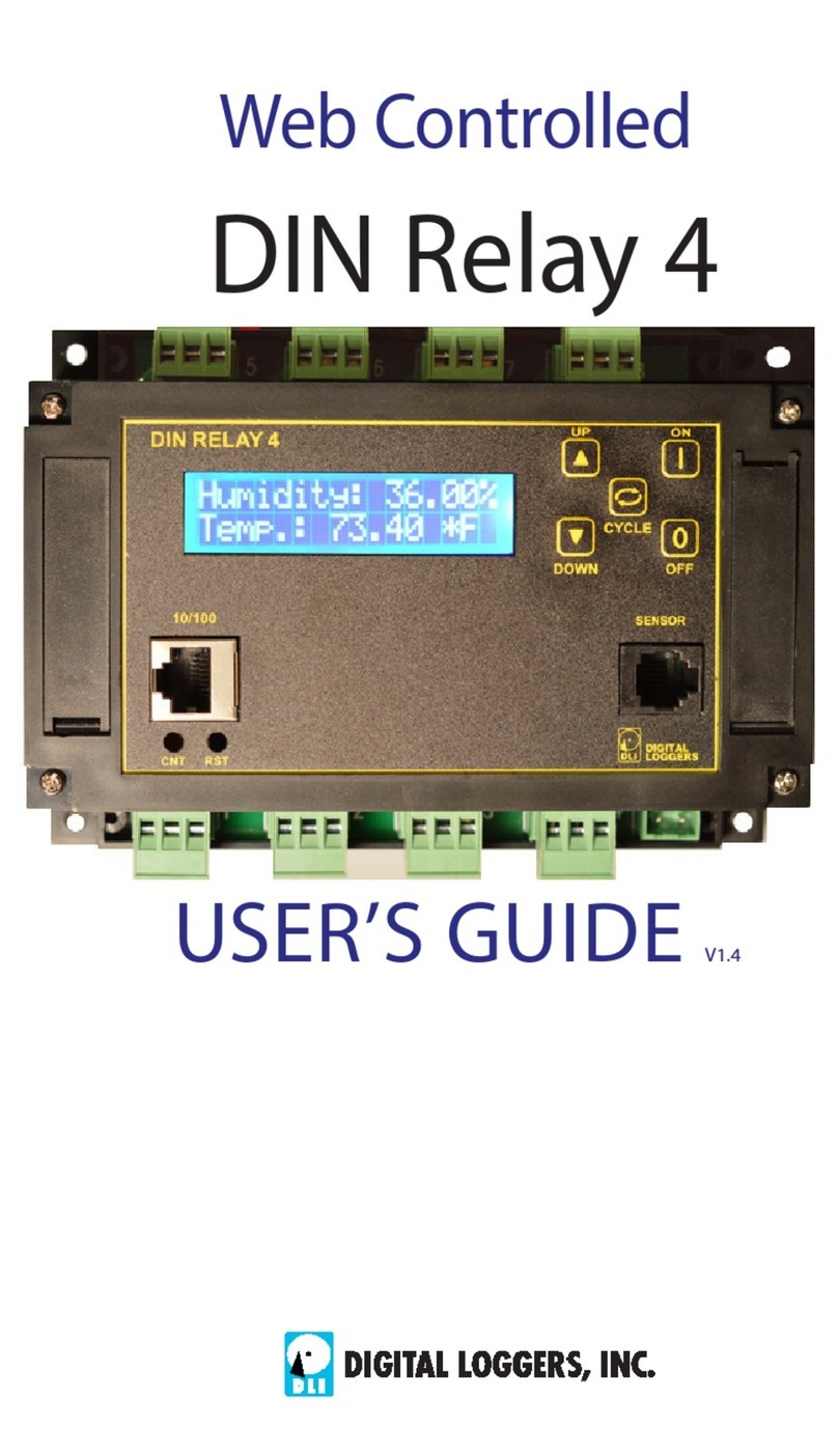 Digital Loggers DIN Relay 4 user guide