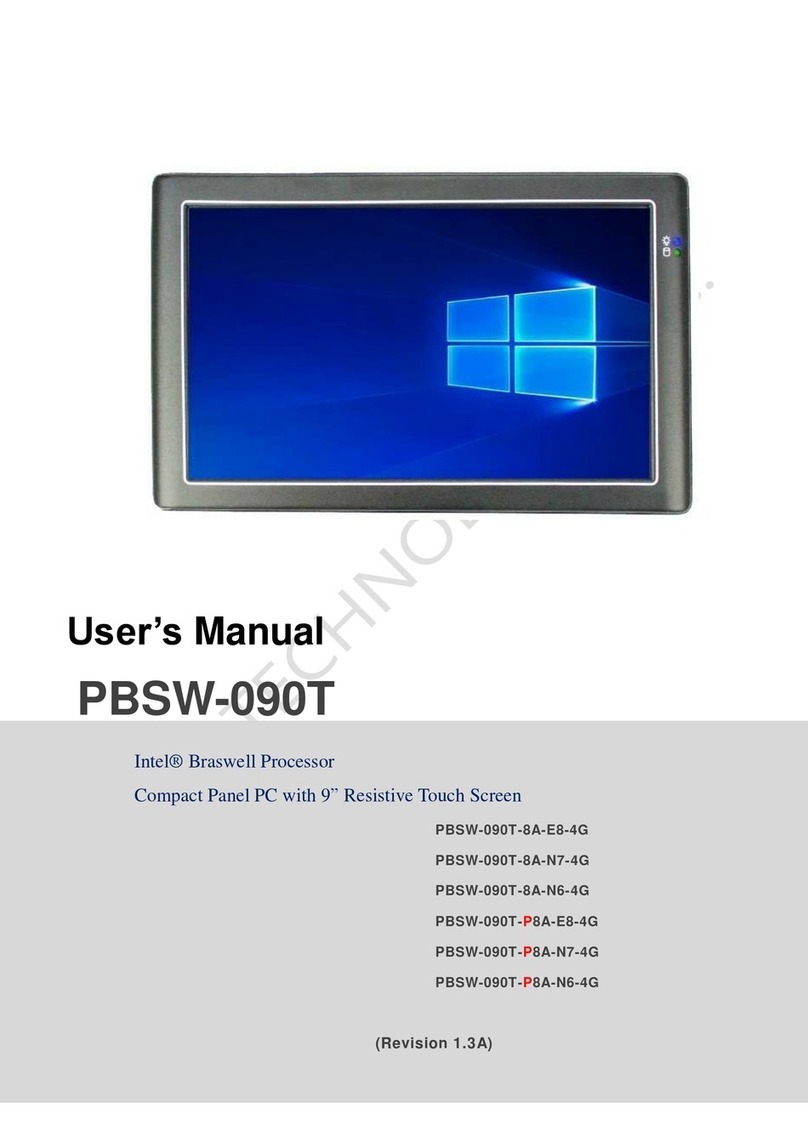 ICOP Technology PBSW-090T-8A-E8-4G User manual