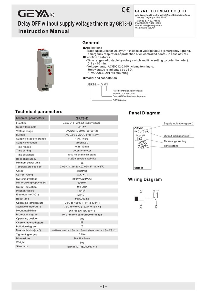 GEYA GRT8-D instruction manual