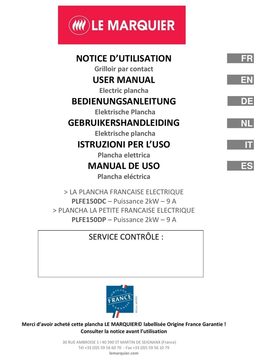 LE MARQUIER PLFE150DP user manual