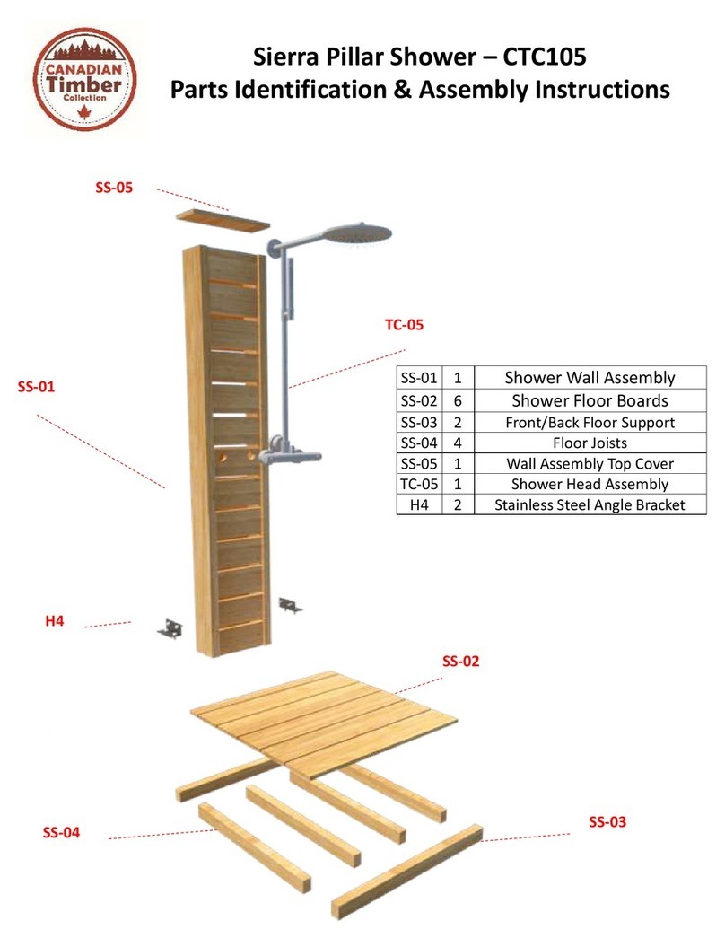 Canadian Timber Collection CTC105 Parts Identification & Assembly Instructions Canadian Timber Collection CTC105 Parts Identification & Assembly Instructions