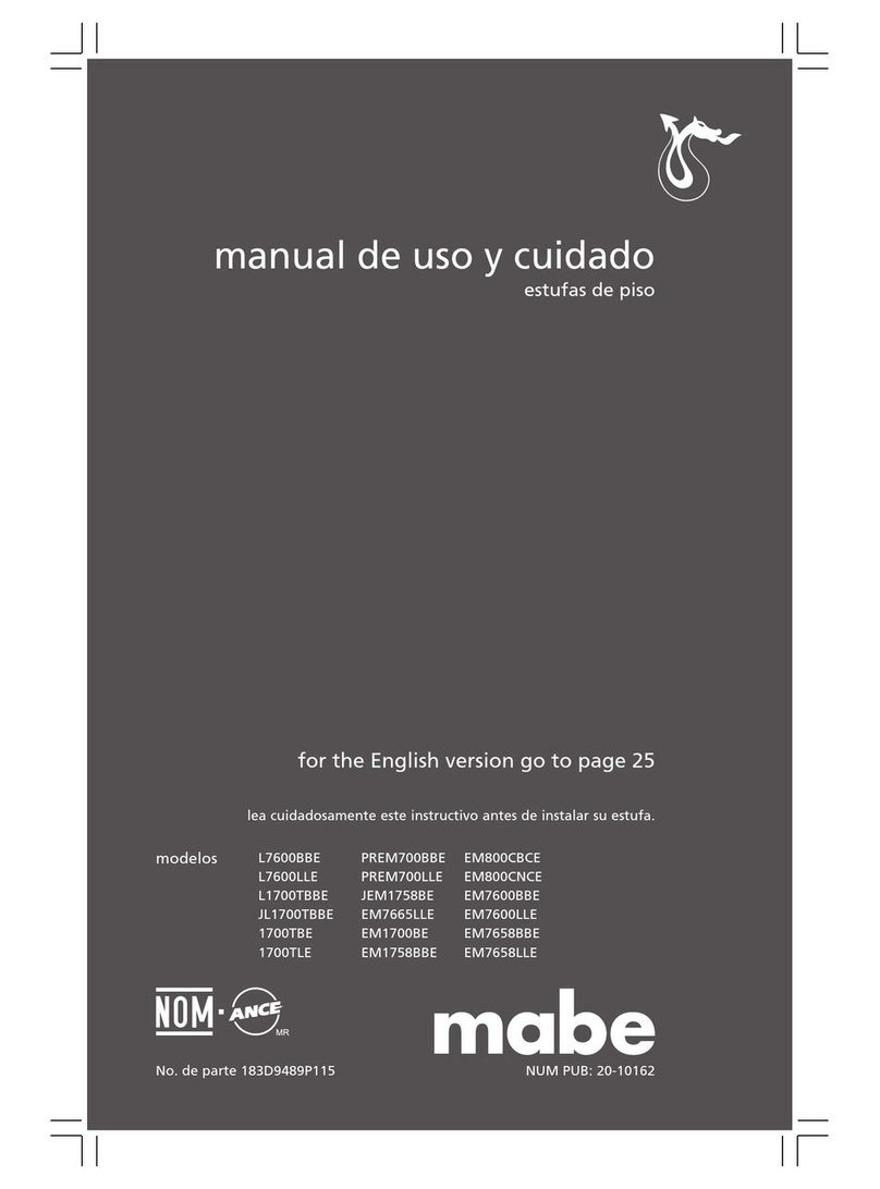 mabe L7600BBE User manual
