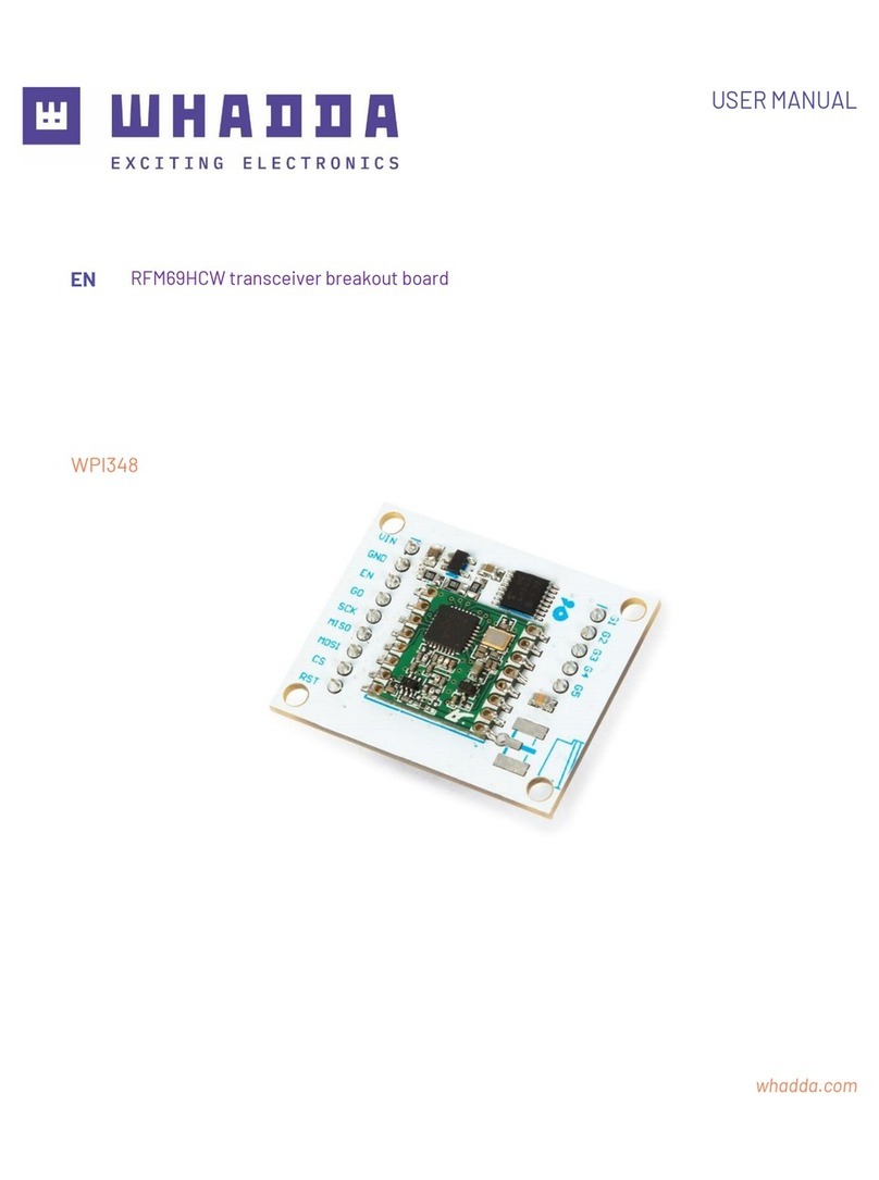 Whadda RFM69HCW user manual