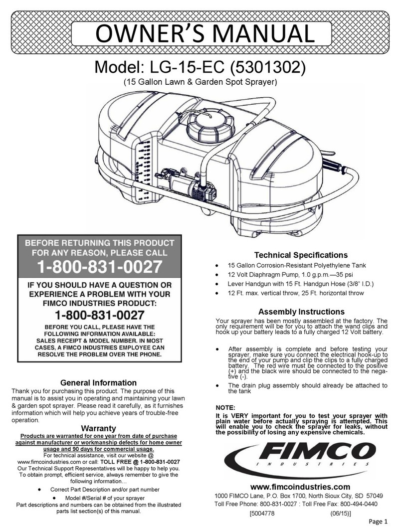Fimco 530302 User manual Fimco 530302 User manual