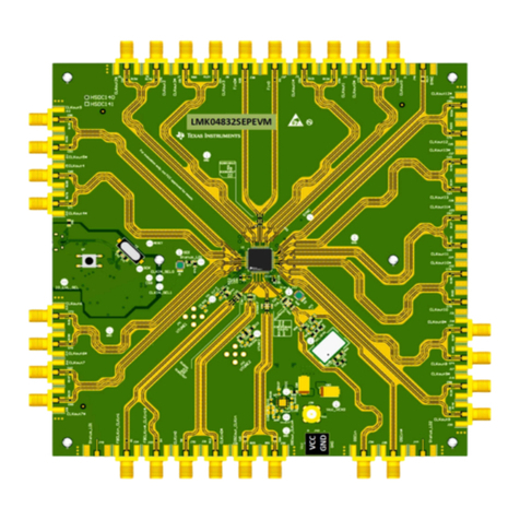 Texas Instruments LMK04832SEPEVM User manual