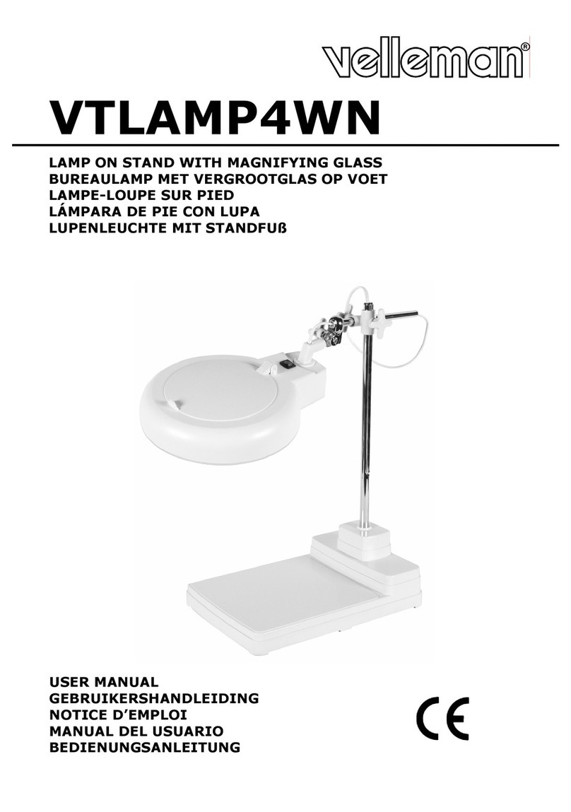 Velleman VTLAMP4WN User manual