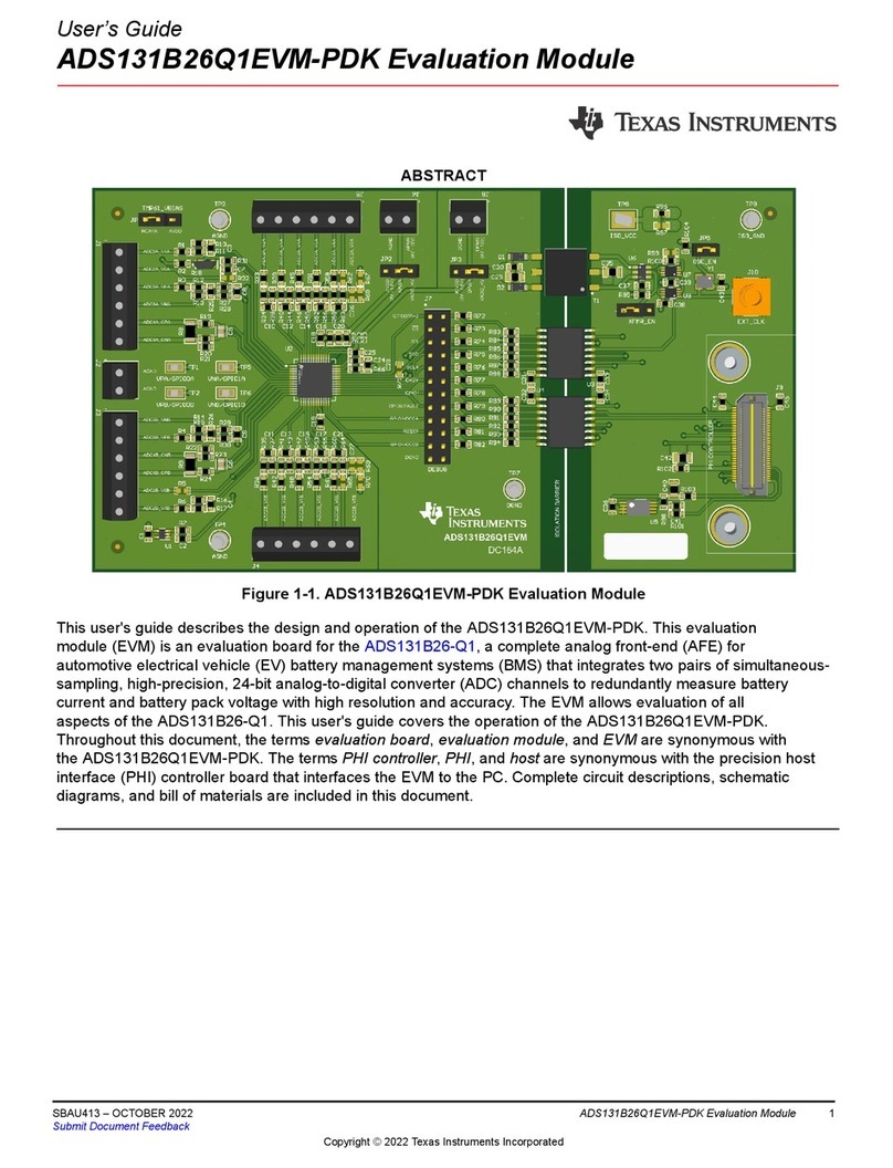 Texas Instruments ADS131B26Q1EVM-PDK user manual