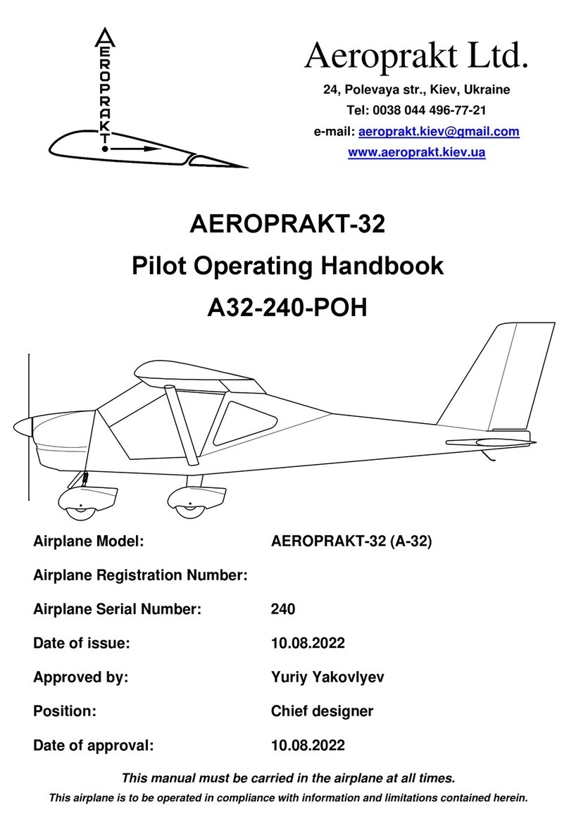 AEROPRAKT A32-240-POH Pilot operating handbook AEROPRAKT A32-240-POH Pilot operating handbook