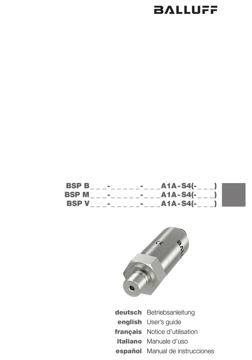 Balluff BSP B A1A-S4 Series user guide