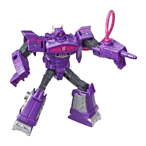 Hasbro TRANSFORMERS CYBERVERSE POWER OF THE SPARK DECEPTICON... User manual