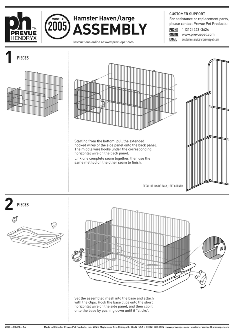 Prevue Hendryx Hamster Haven User manual