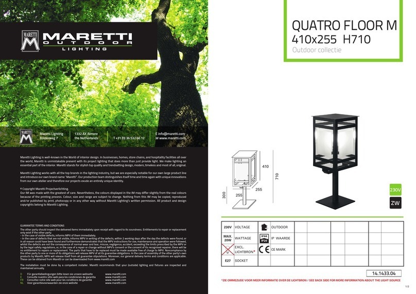 Maretti QUATRO FLOOR M User manual