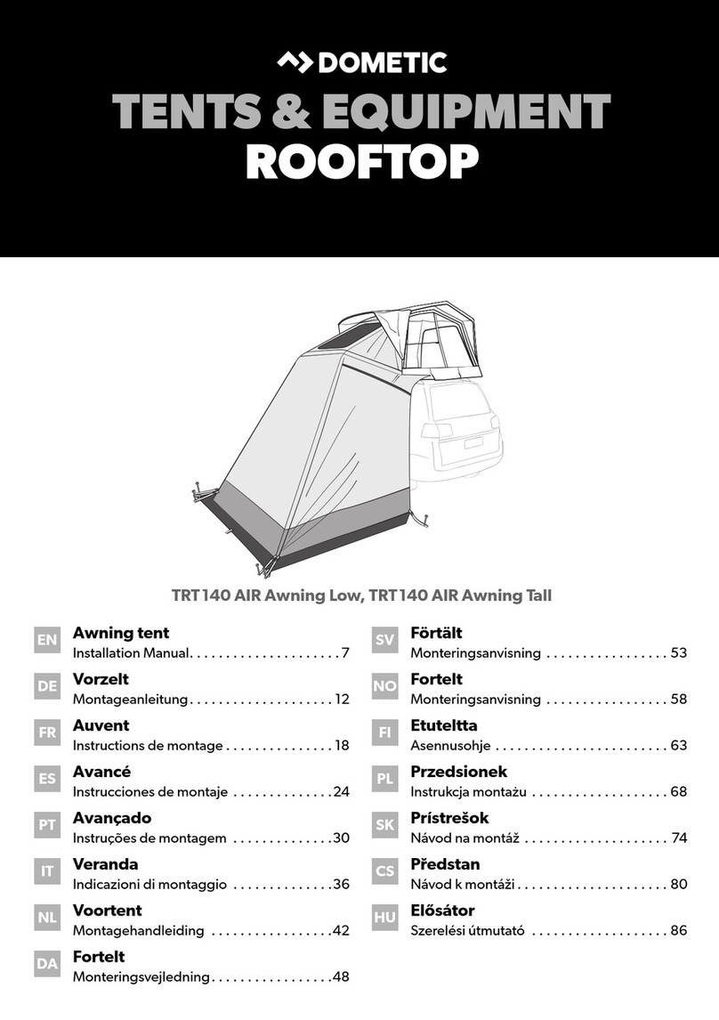 Dometic TRT140 AIR User manual