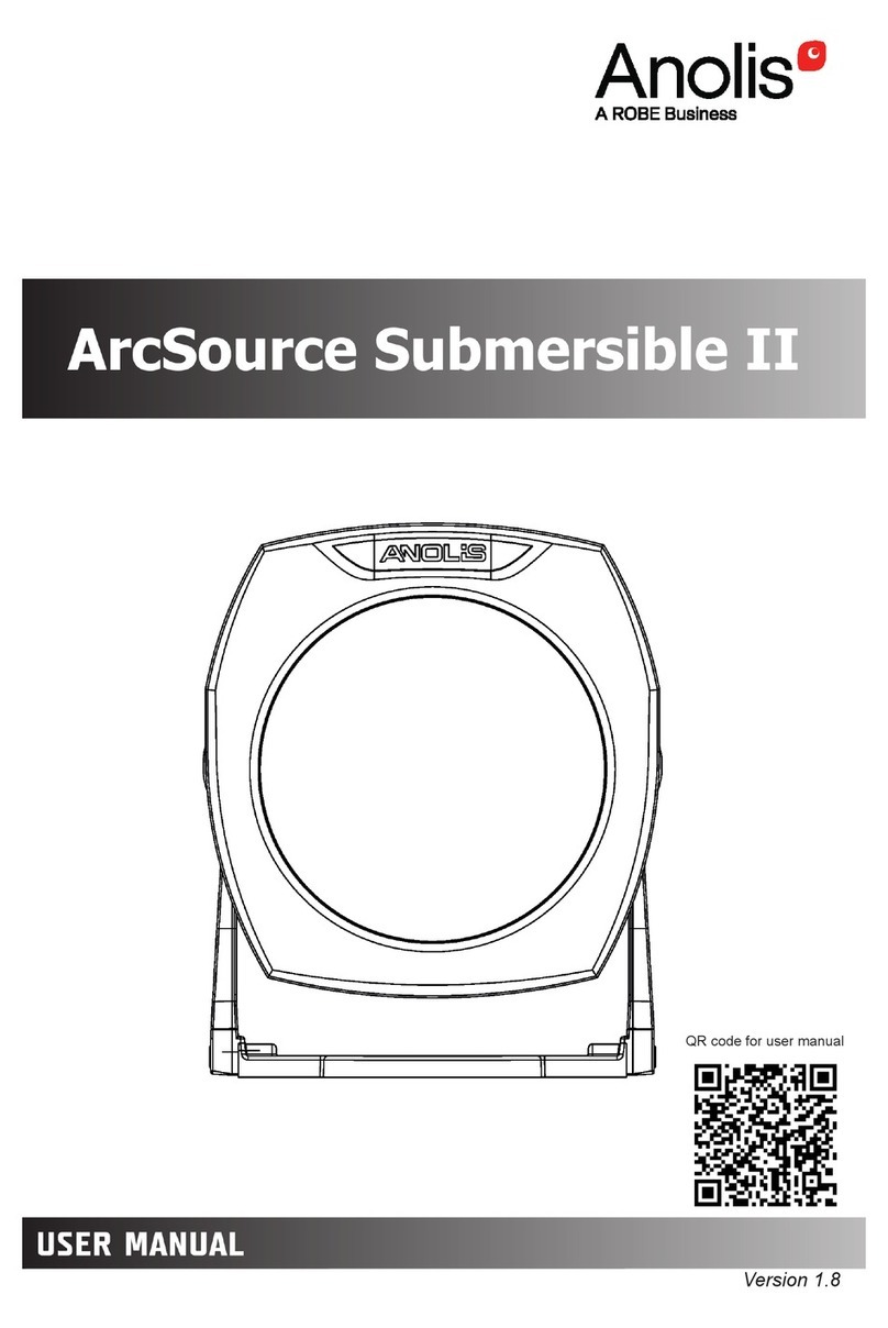 Anolis ArcSource Submersible II user manual Anolis ArcSource Submersible II user manual