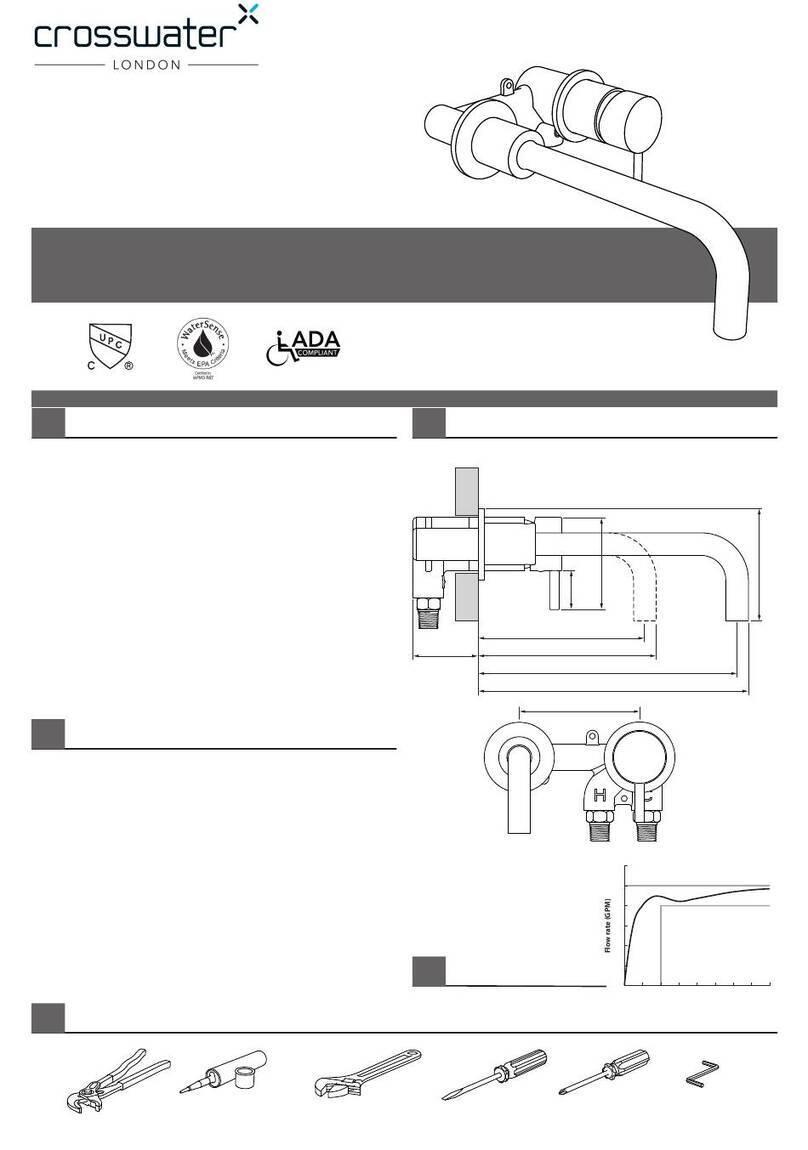 Crosswater US-PRO120 User manual Crosswater US-PRO120 User manual