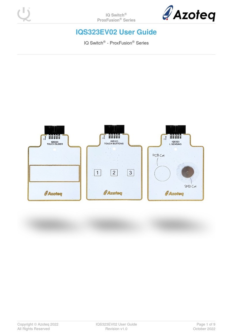 Azoteq IQ Switch ProxFusion Series User manual Azoteq IQ Switch ProxFusion Series User manual