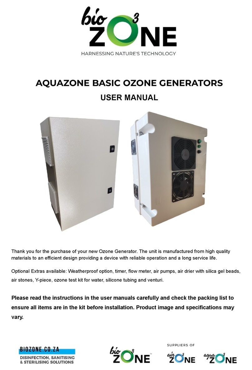 BioZone AQUAZONE 2/1G user manual