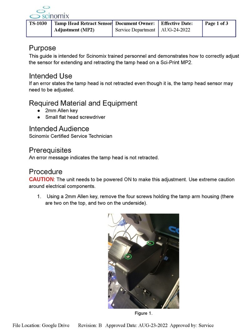 Scinomix TS-1030 quick start guide