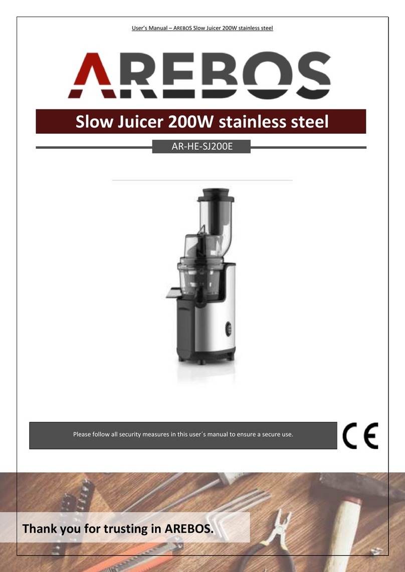 AREBOS AR-HE-SJ200E user manual