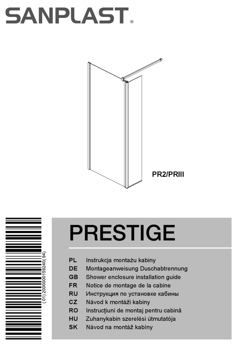 SANPLAST PRESTIGE PR2 installation guide