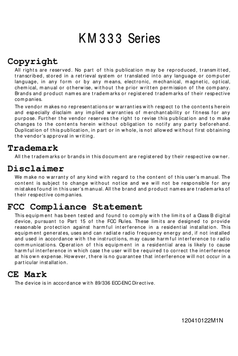 Albatron KM333 Series user manual