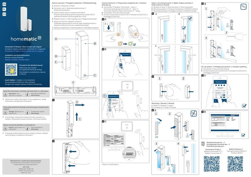 HomeMatic HmIP-SWDM User manual