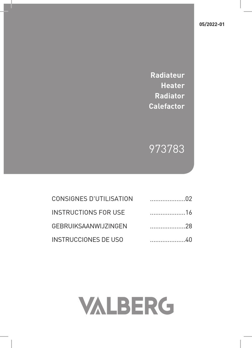 VALBERG 973783 Instructions for use