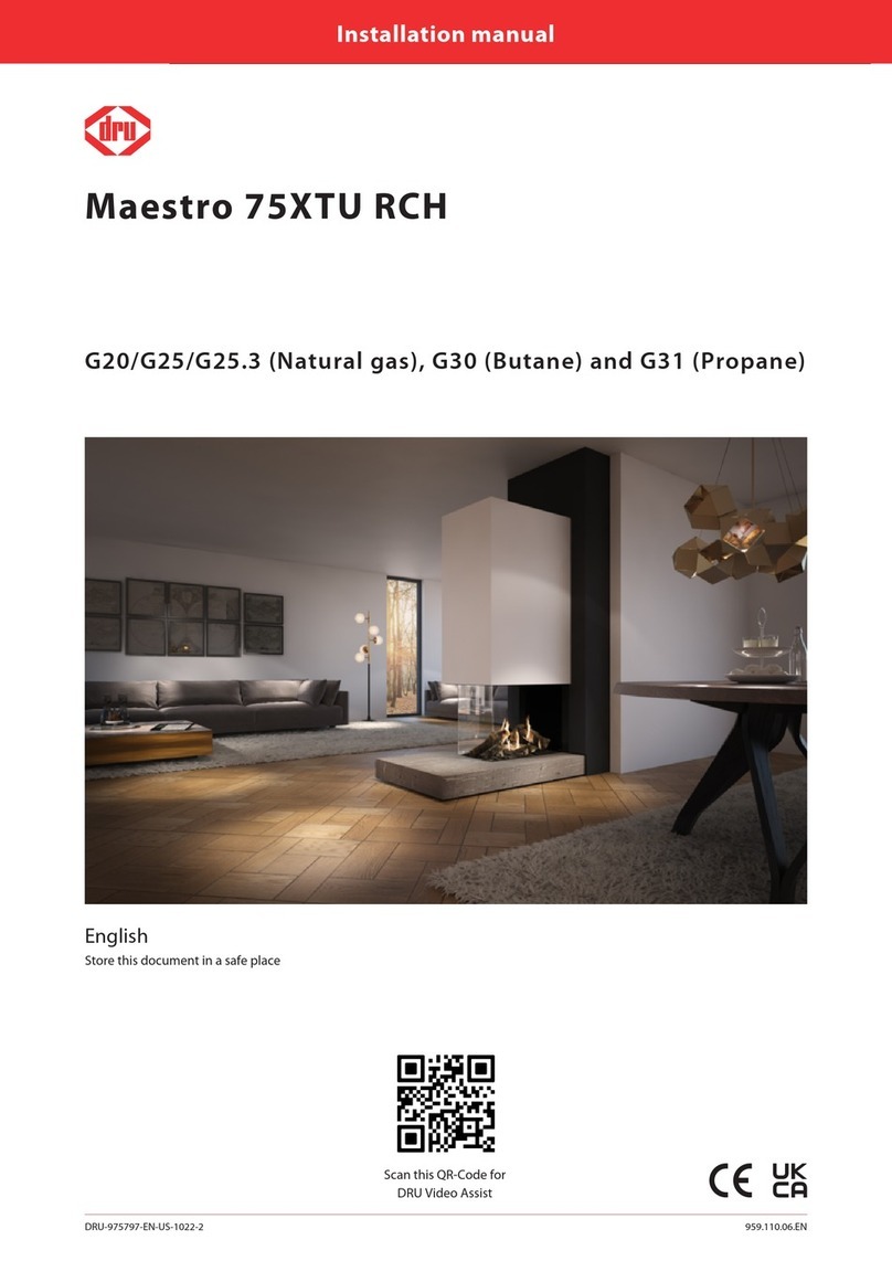 Dru Maestro 75XTU RCH installation manual