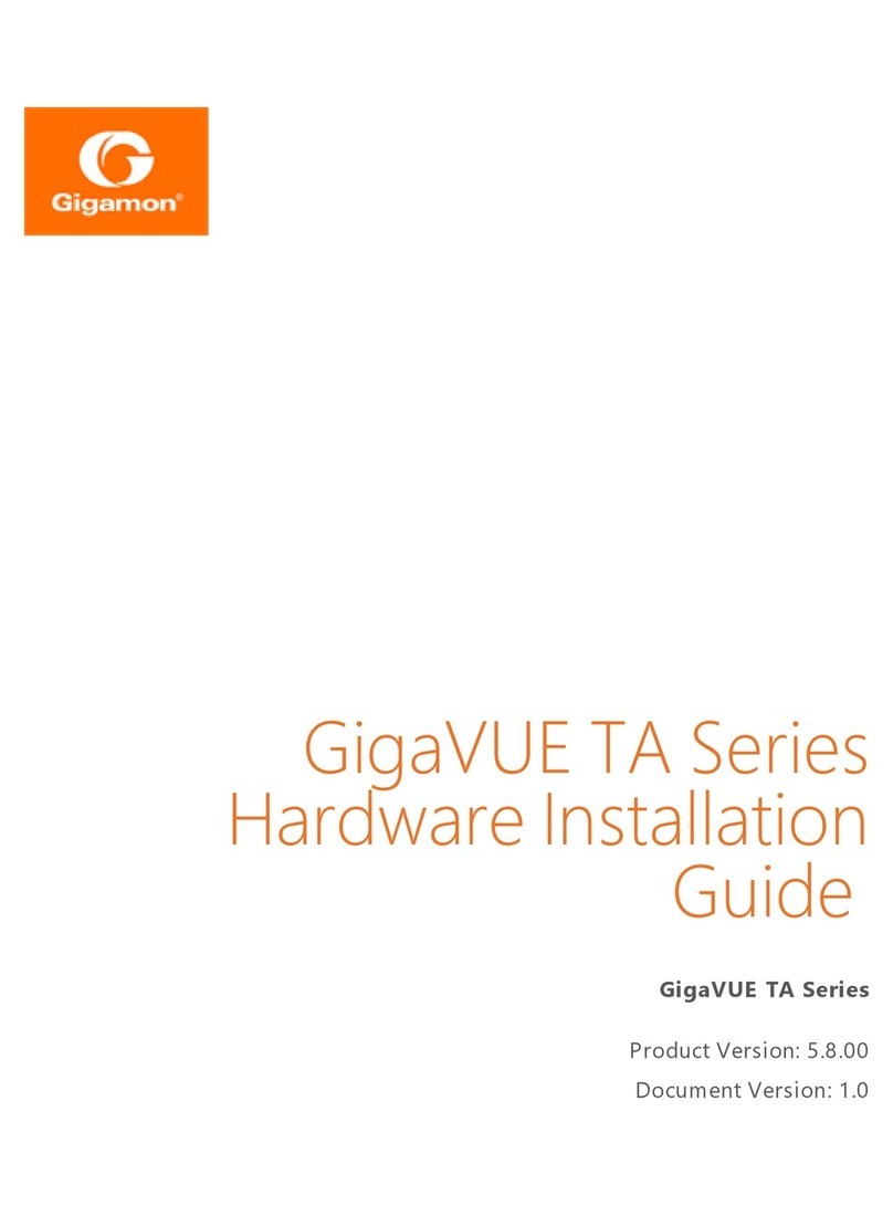 Gigamon GigaVUE TA Series Manual Gigamon GigaVUE TA Series Manual