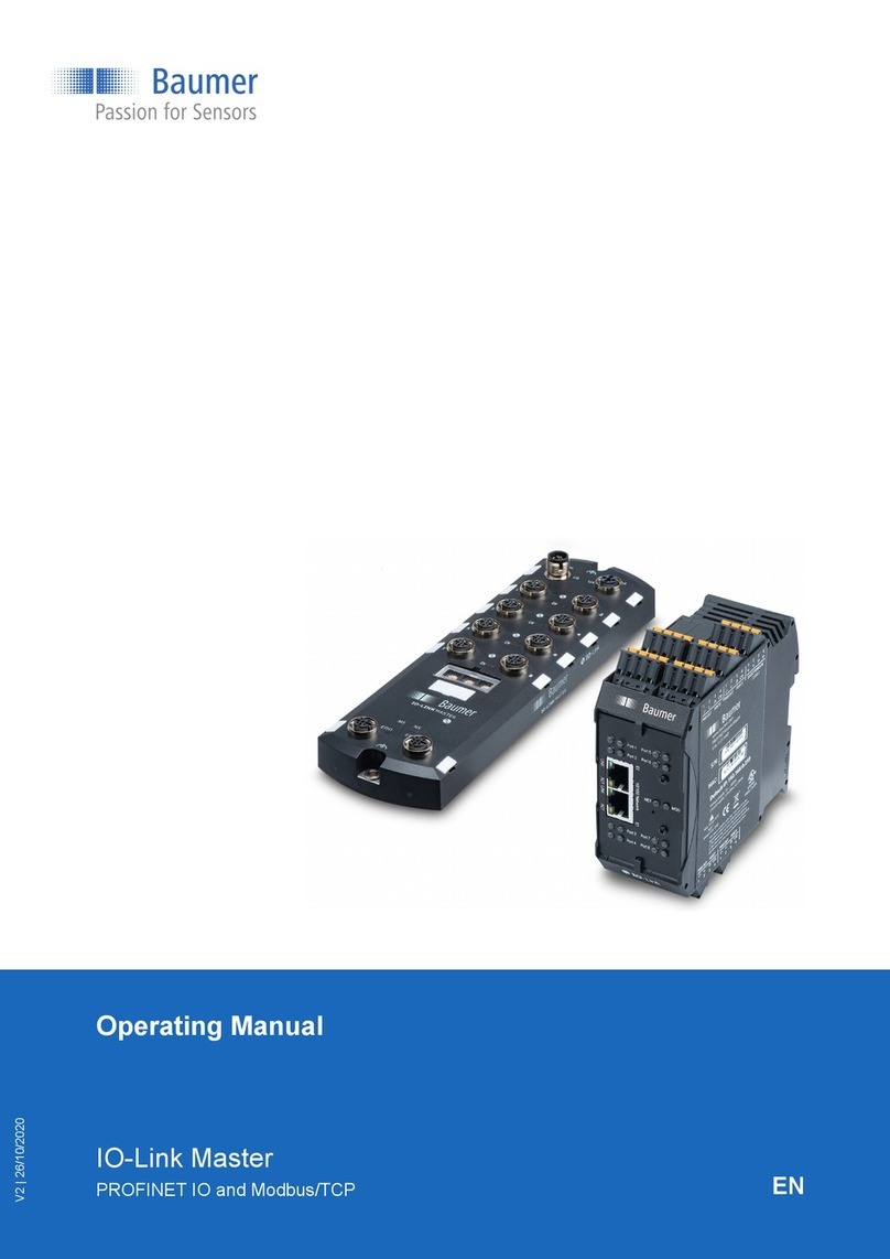 Baumer IO-Link Master User manual