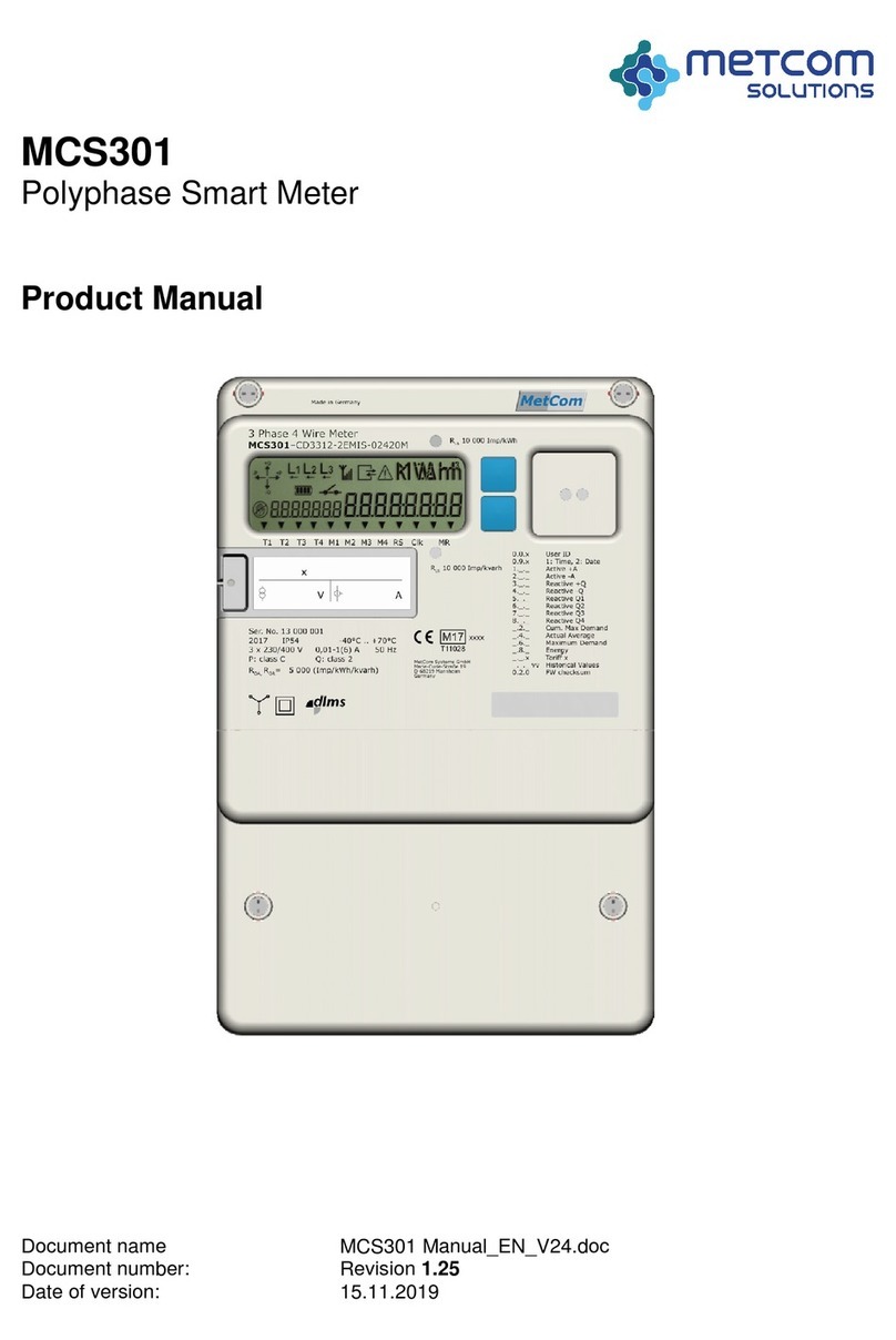 Metcom Solutions MCS301 product manual