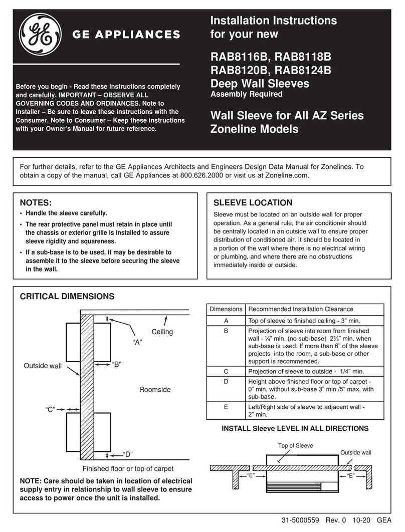 GE RAB8116B User manual GE RAB8116B User manual
