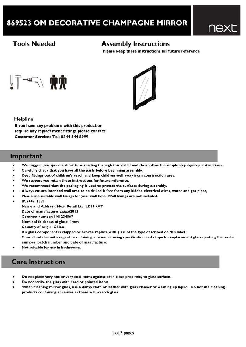 Next 869523 OM User manual