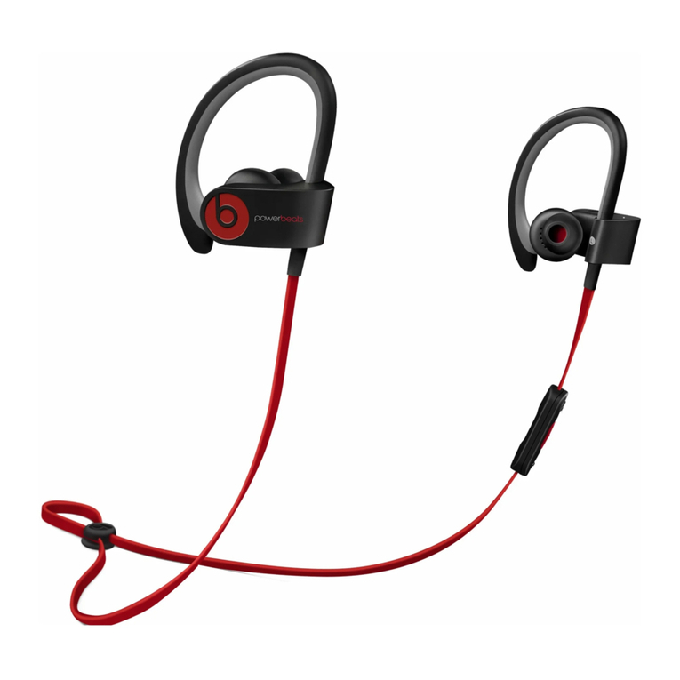 Beats powerbeats2 wireless quick start guide