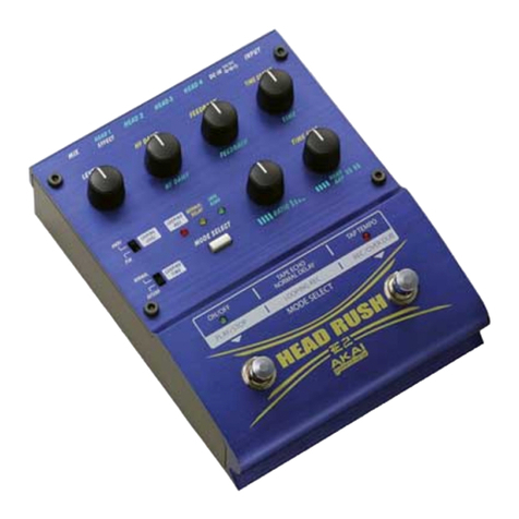 Akai head rush e2 User manual