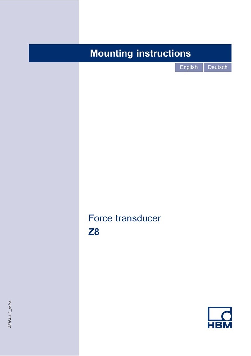 HBM Z8 Mounting instructions
