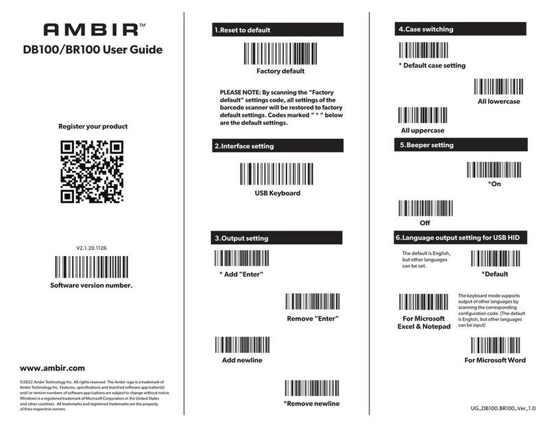 Ambir DB100 user guide