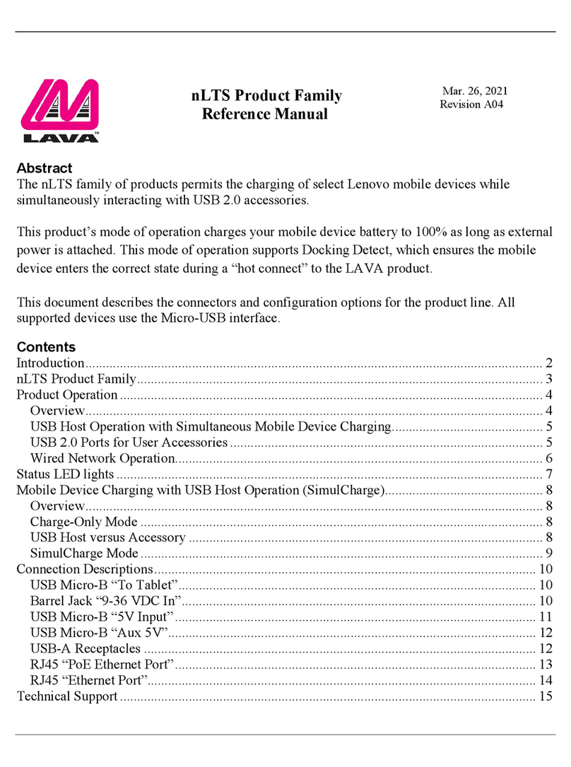 Lava nLTS Series Reference manual