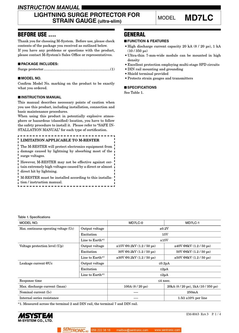 M-system MD7LC User manual