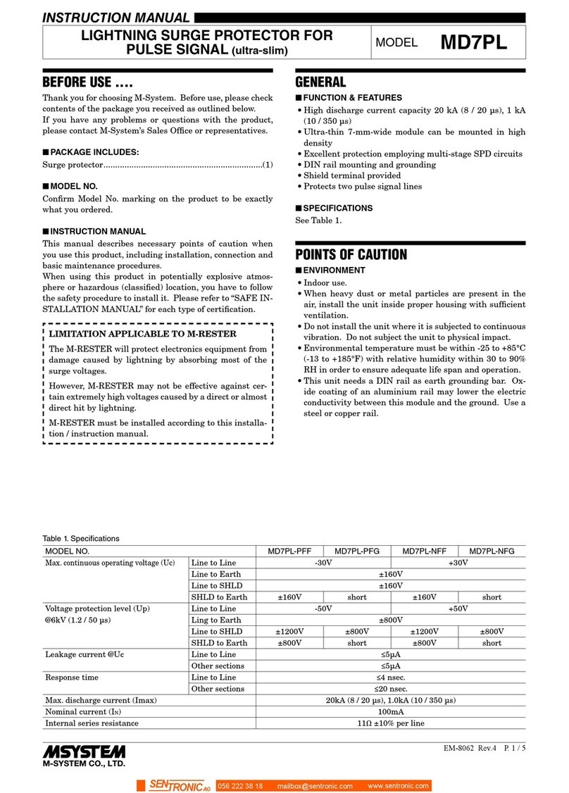 M-system MD7PL User manual