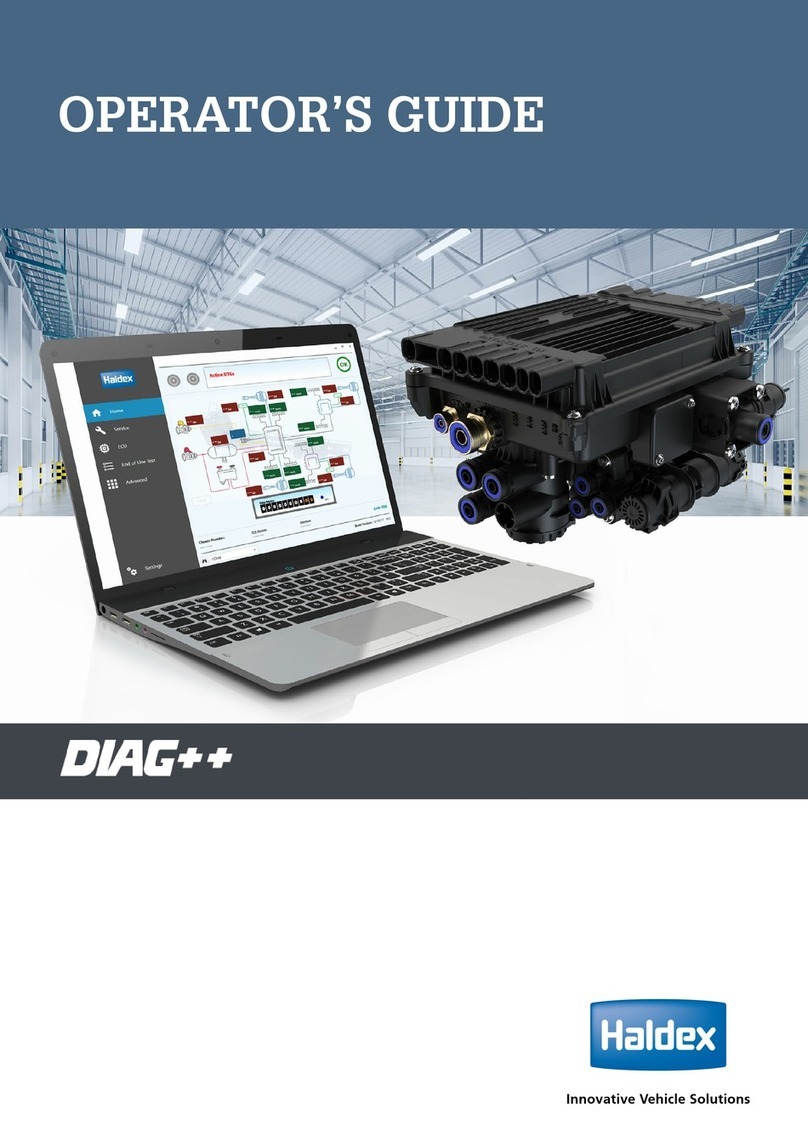 Haldex DIAG++ Operator's guide