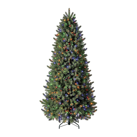 Evergreen twinkly pre-lit tree Instruction guide