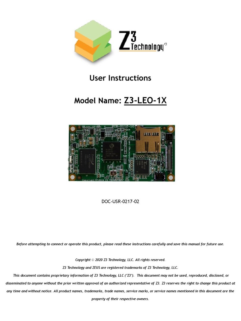 Z3 Technology Z3-LEO-1X User manual