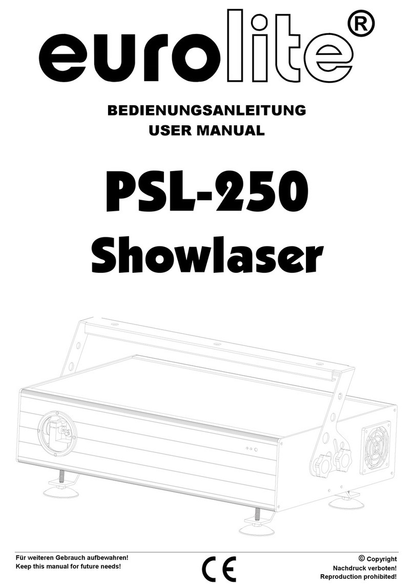 EuroLite PSL-250 user manual