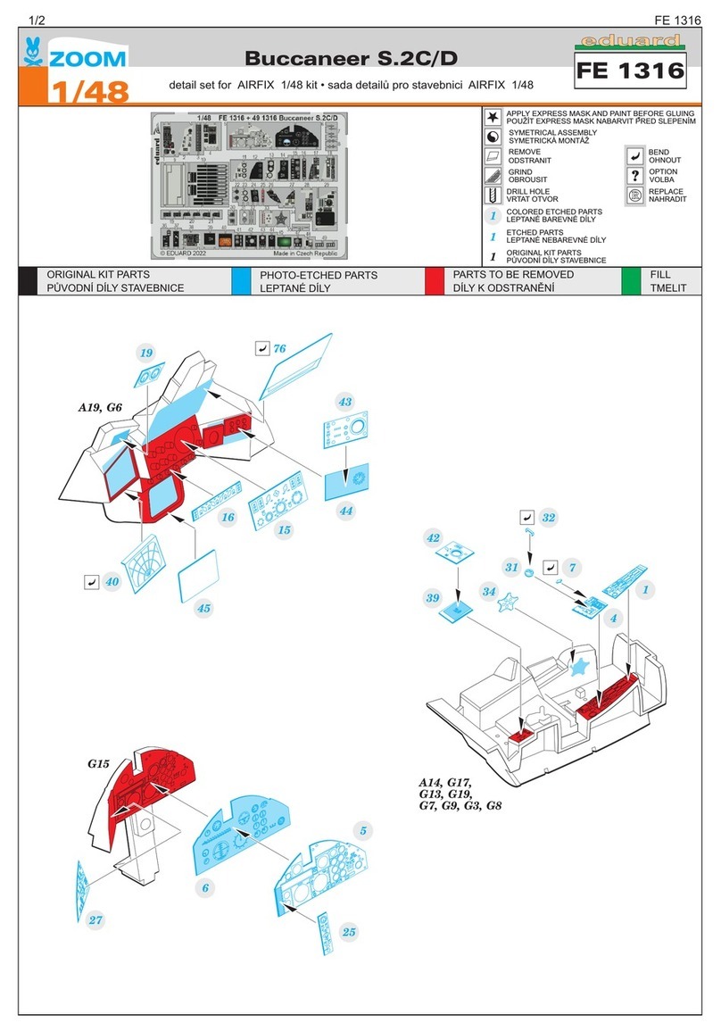 Eduard ZOOM Buccaneer S.2C/D User manual
