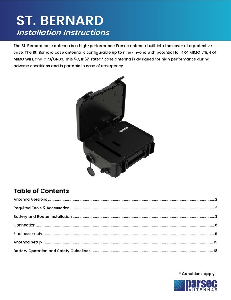 Parsec Technologies ST. BERNARD A installation instructions