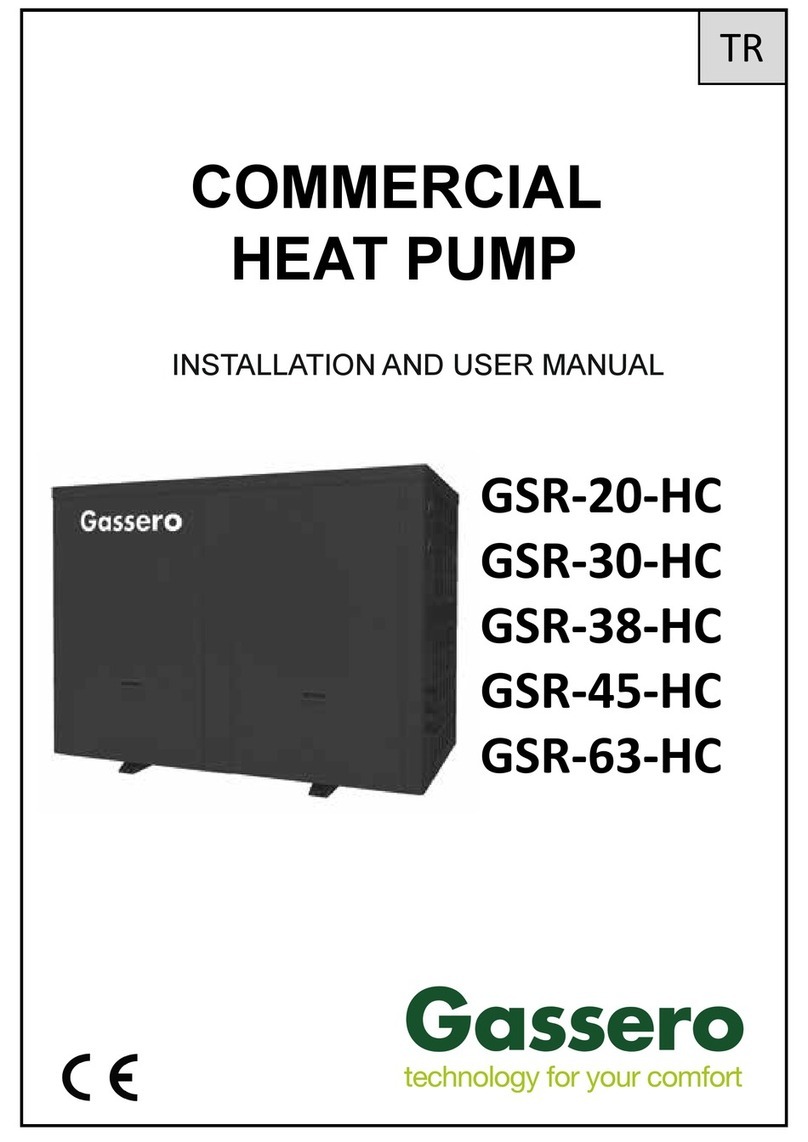 gassero GSR-20-HC Installation and user manual