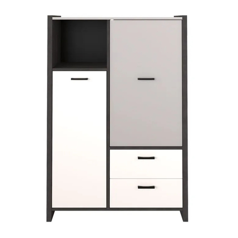 BLACK RED WHITE KRISTOFF B191-REG2D2S/130 User manual