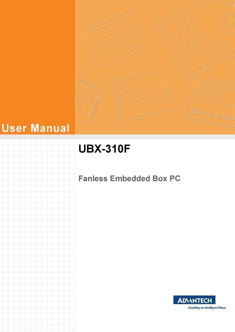 Advantech UBX-310F User manual